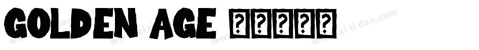 Golden Age字体转换